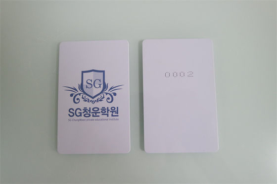 85.5*54*0.84mm M1 RFID কার্ড 13.56MHZ PVC প্যাকিং উপাদান