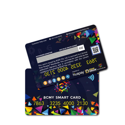 CR80 216 NFC RFID কার্ড 13.56MHz 1-10cm পড়ার দূরত্ব