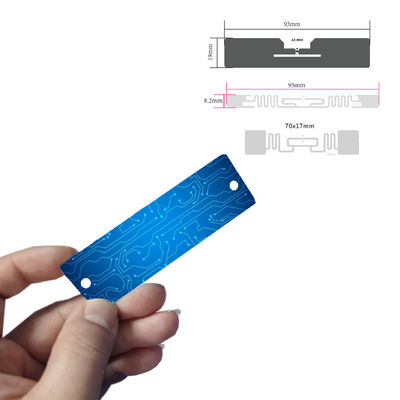 প্রিন্টিং RFID UHF কার্ড 130X40mm লং ডিস্টেন্স রিডিং 860~960MHz
