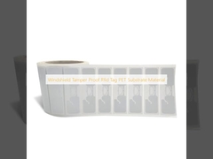 উইন্ডশীল্ড ট্যাম্পার প্রুফ Rfid ট্যাগ PET সাবস্ট্রেট উপাদান