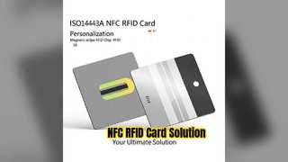 NFC RFID কার্ড ISO14443A ম্যাগনেটিক স্ট্রাইপ চিপ 216