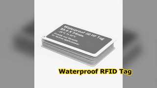 জলরোধী RFID ট্যাগ 85x54mm 10cm রিড